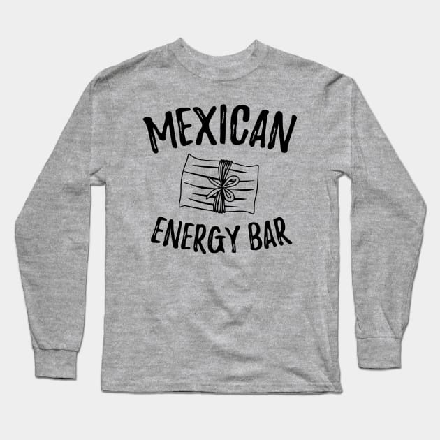 Mexican energy bar Long Sleeve T-Shirt by verde